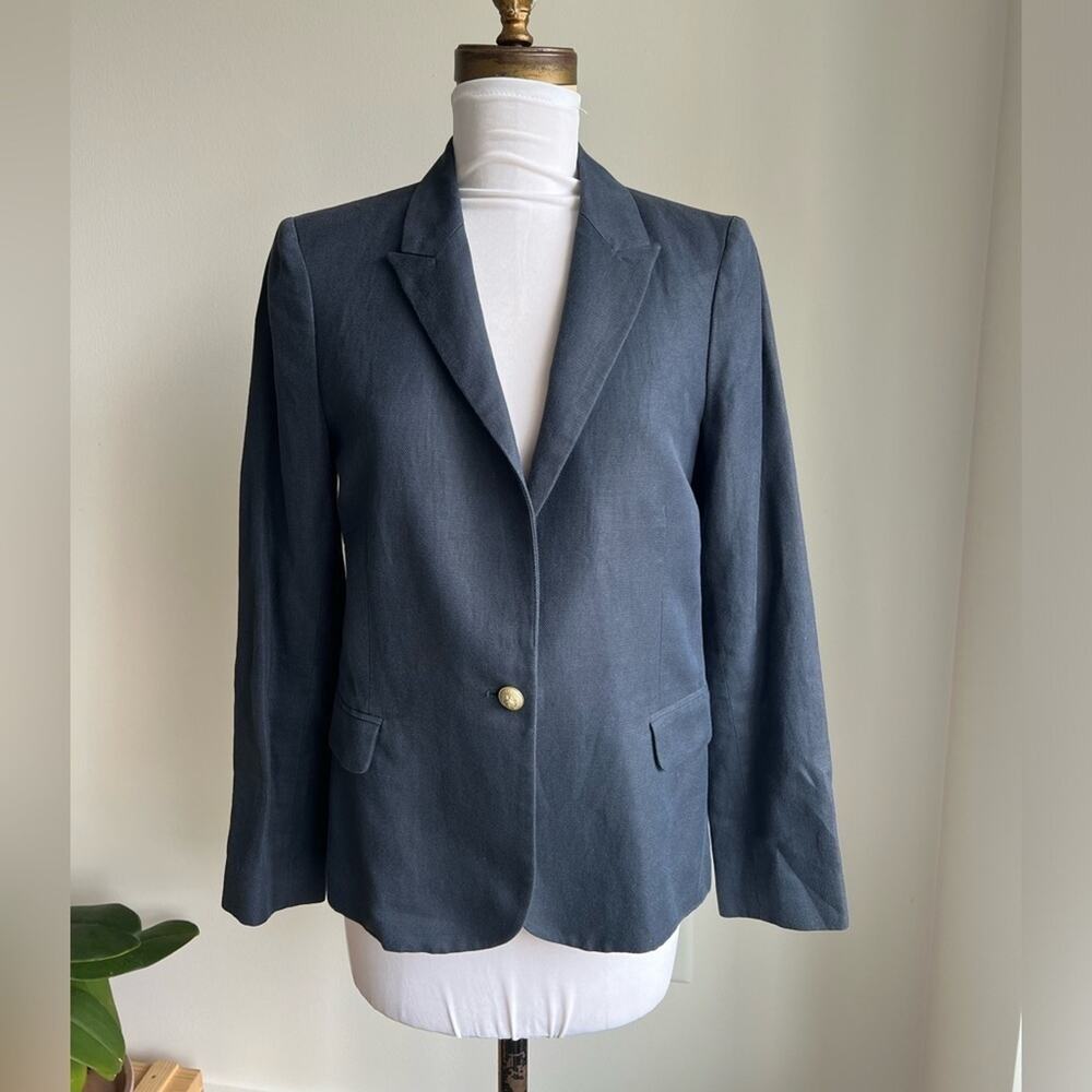 Zadig & Voltaire Dark Blue Single-Button Blazer